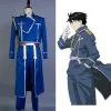FullMetal Alchemist Cosplay Roy Mustang Uniform Cosplay Costume