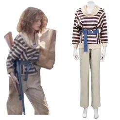 Stranger Things Season 4 (2022) Nancy Wheeler Top Pants Cosplay Costume Outfits