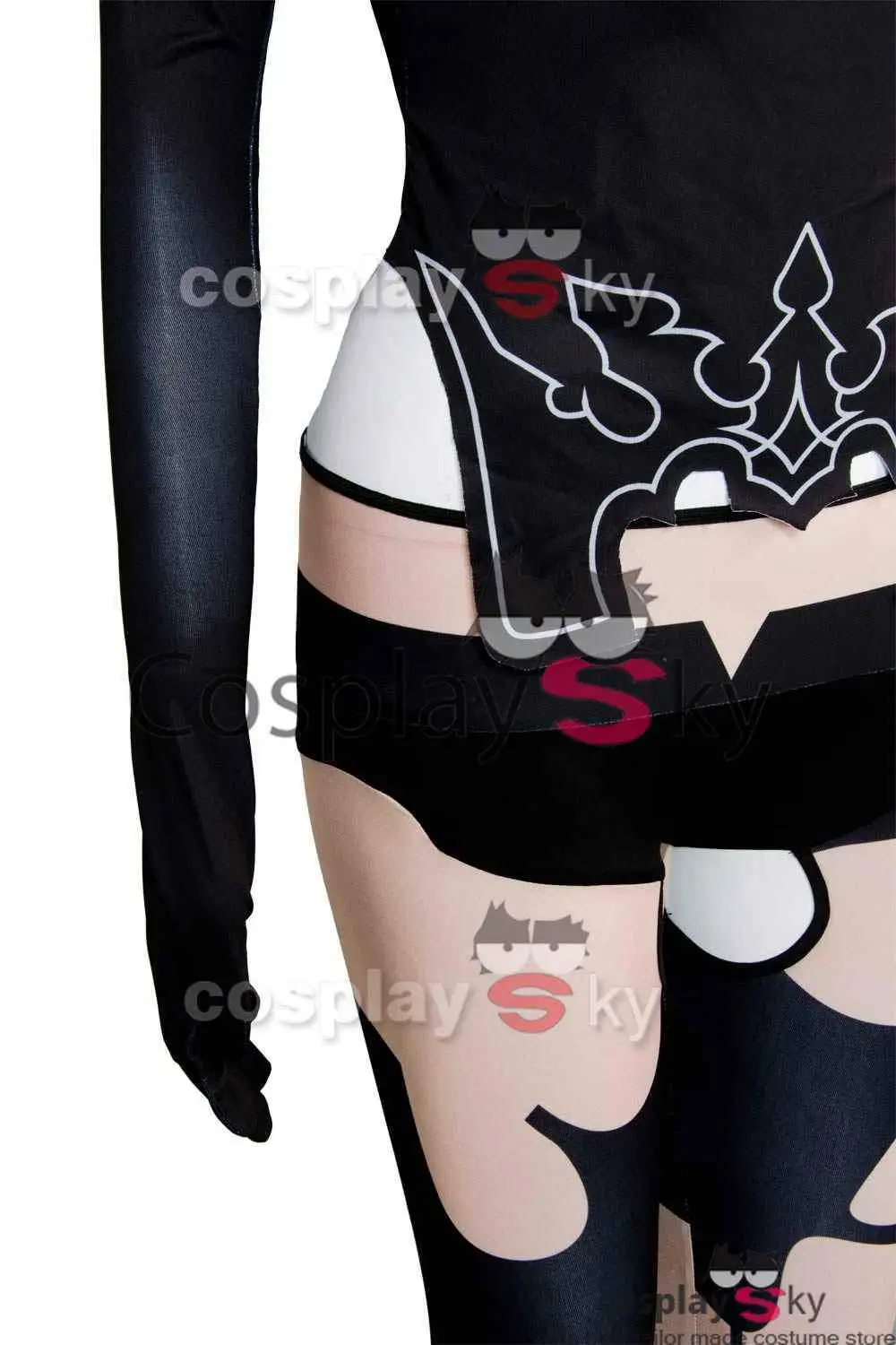 NieR:Automata A2 YoRHa Type A No. 2 Uniform Cosplay Costume - Image 7