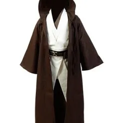 Kids Children Star Wars Obi Wan Kenobi Jedi Costume Cosplay Costume
