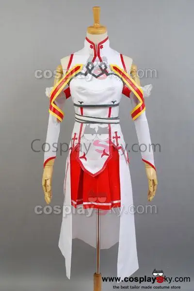 SAO Asuna Cosplay Costume 1 SAO Asuna Cosplay Costume