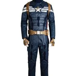 Captain America 2 The Winter Soldier Steve Rogers Uniform Outfit Cosplay Costume