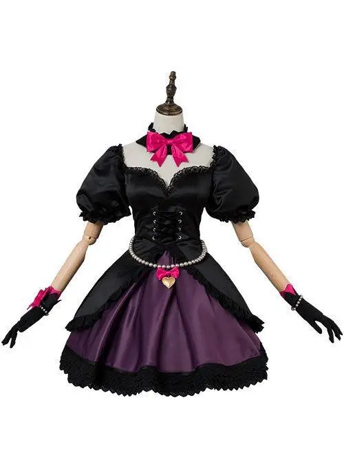 Overwatch DVA Hana Song Black Cat Officer Dress Outfit Cosplay Costume 3 Overwatch DVA Hana Song Black Cat Officer Dress Outfit Cosplay Costume - Image 3