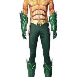 DC Justice League Aquaman Arthur Curry Outfit Cosplay Costume