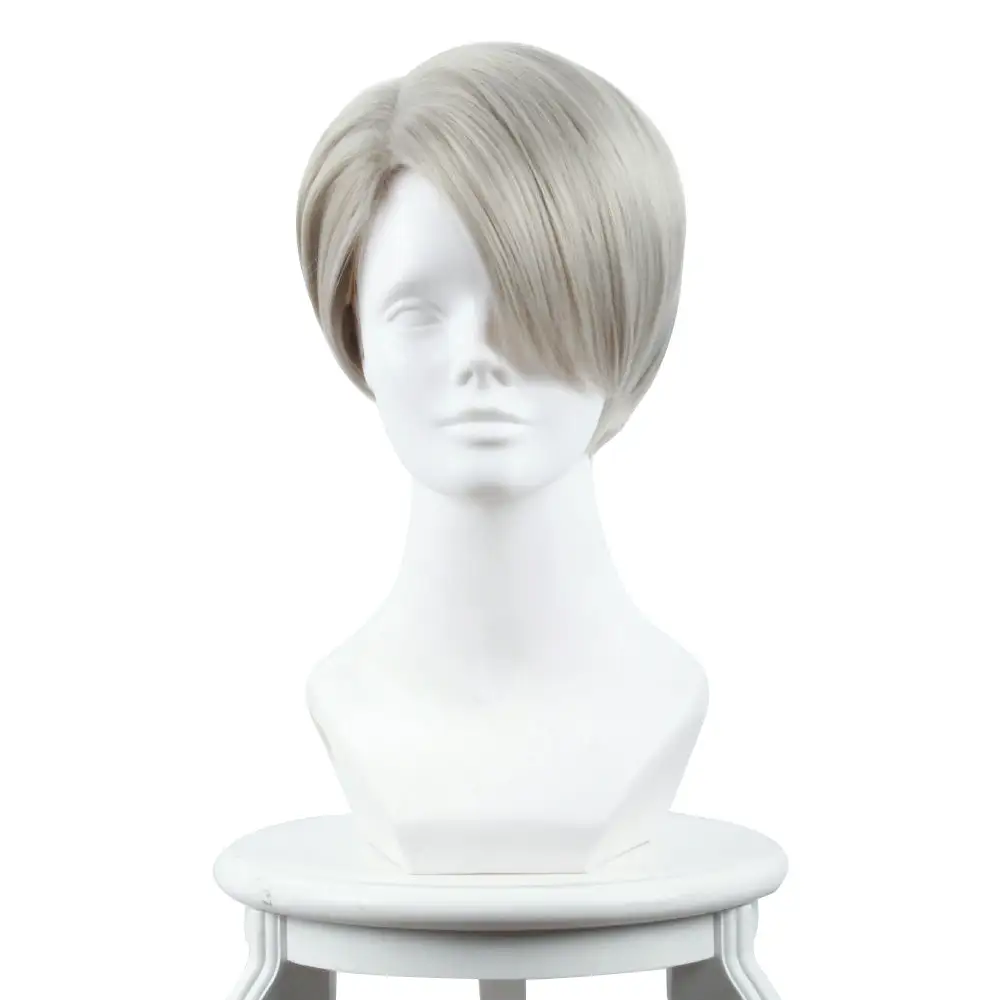 Viktor Nikiforov Short Silver Wig Cosplay Wigs 1 Viktor Nikiforov Short Silver Wig Cosplay Wigs