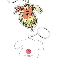 Zootopia Fox Nick Keychain Cosplay Accessories